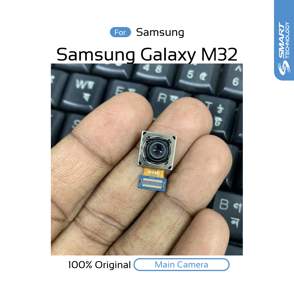 For Samsung Galaxy M32 Front Camera And Back Camera Module Replacement Parts. 