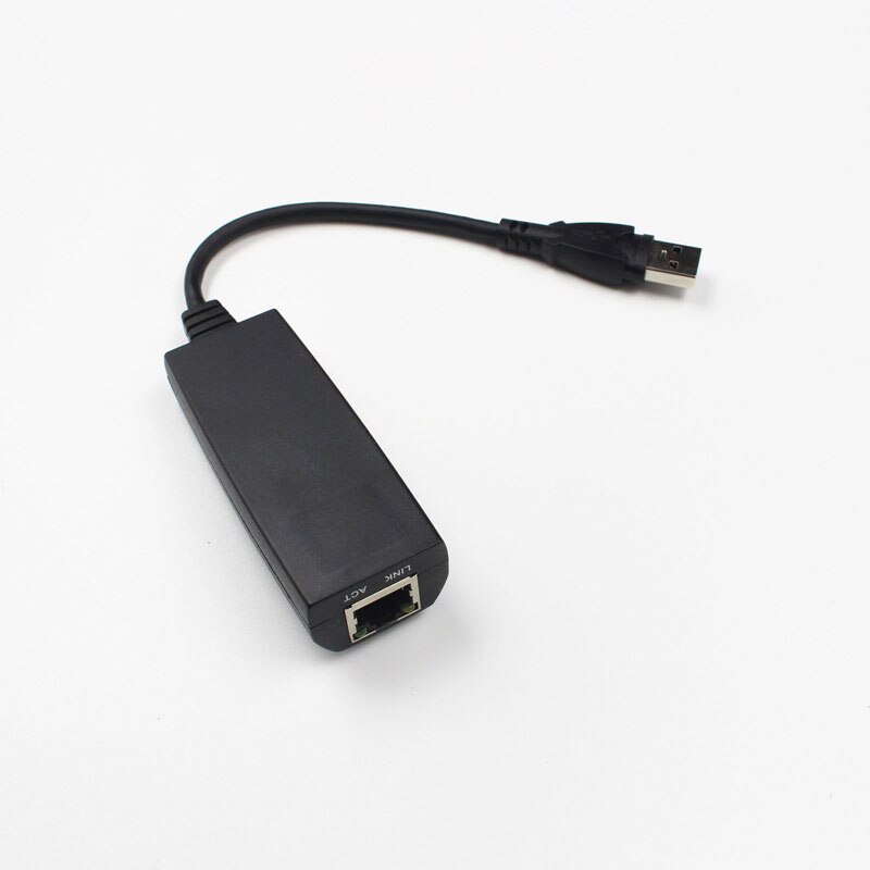 USB 3.0 to RJ45 Gigabit Ethernet LAN (10/100/1000) Mbps Network wired Adapter Connector for PC support WIN10. 