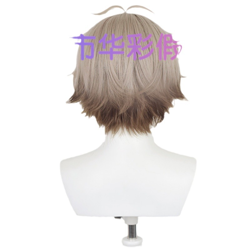 [ Huacai ]vtuber Rainbow Club Virtual Anchor Alban Knox cos Wig Simulation Scalp. 