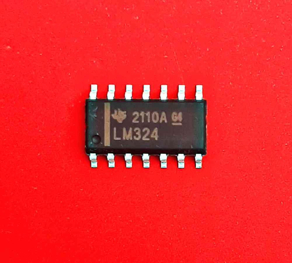 2Pcs - SMD LM324 Low Offset Voltage Operational Amplifiers SMD-8 8 Leads Pin Dual In Line Package SMD LM324 Voltage Operational Amplifiers Integrated Circuit LM324 IC. 
