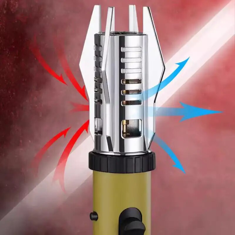 Multifunctional Large Windproof Welding Torch Lighter 1800°High Temperature Spray Gun Butane Gas Lighter Welding Tool. 