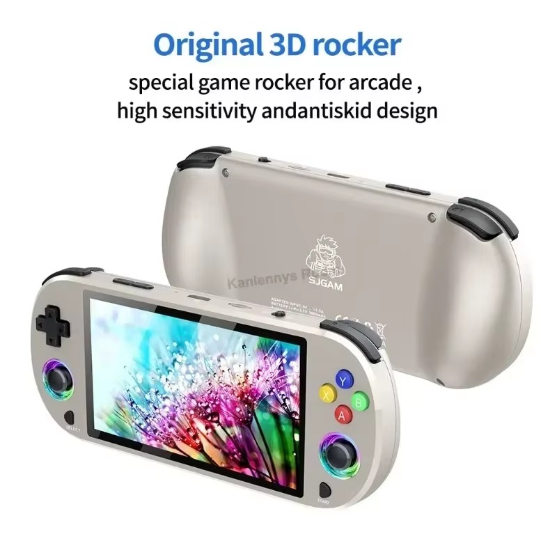 M22 Pro Retro Handheld Game Console 5.0″ HD 1920*1080 IPS Display Support -Option -M22pro-64G-Option -M22pro-64G. 