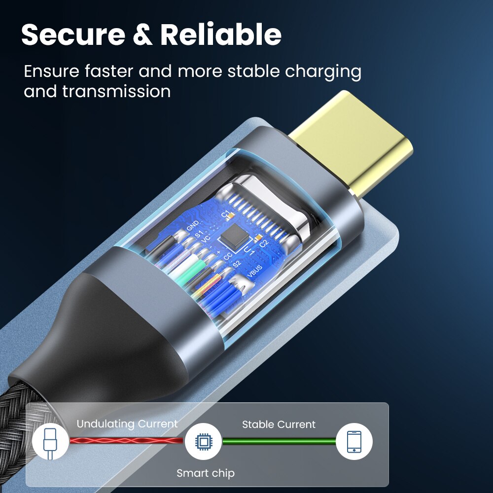 【happy one】Ranipobo USB C to Type C for Macbook Pro PD100W USB Gen 2 Fast USB C Cable for Samsung S9 Note 9 Quick 4.0 Cord. 