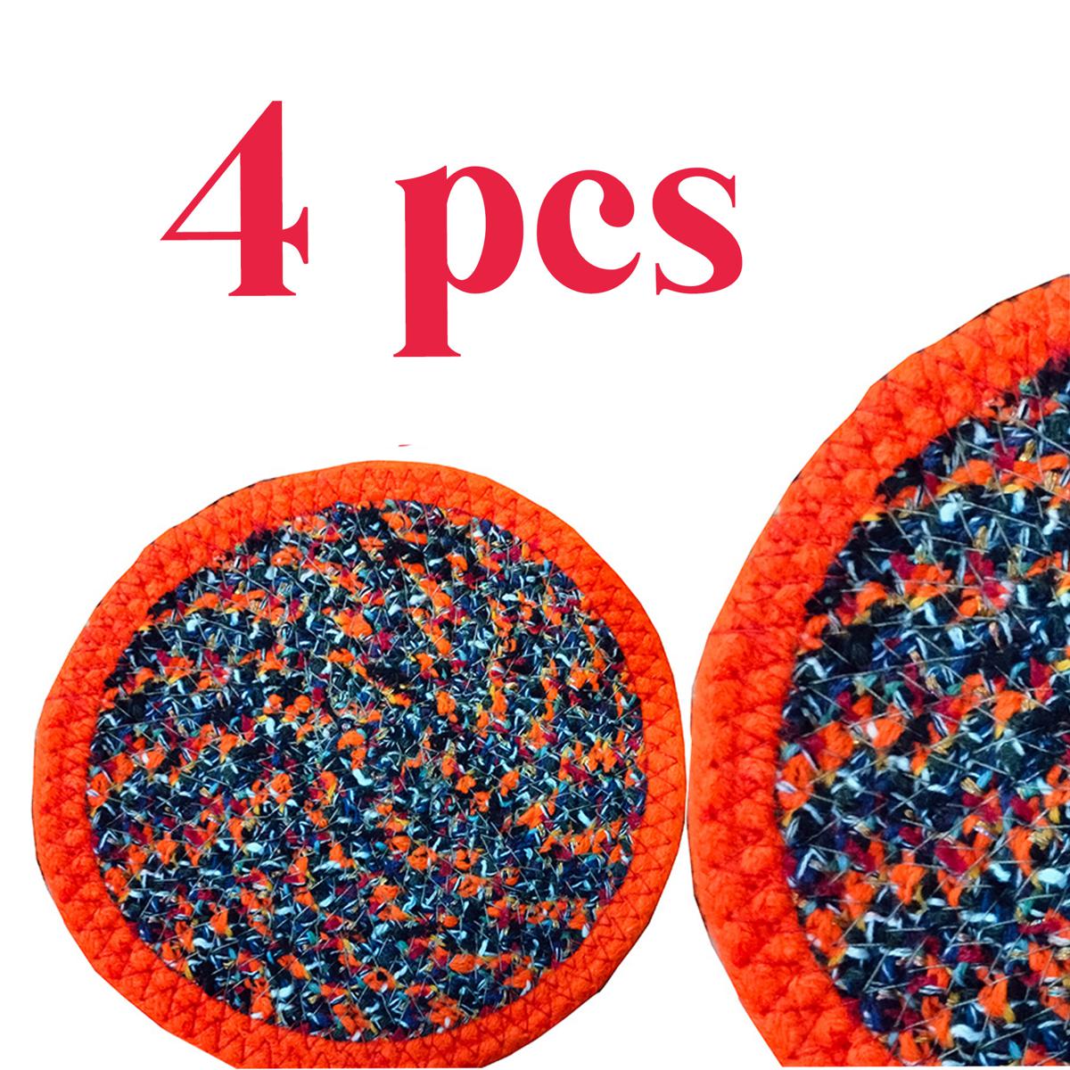 4 Pcs Dining Table Mat Placemat Kitchen Table Linen Accessory - Add A Touch Of Elegance To Your Dining Table With This Set Of Four Placemats