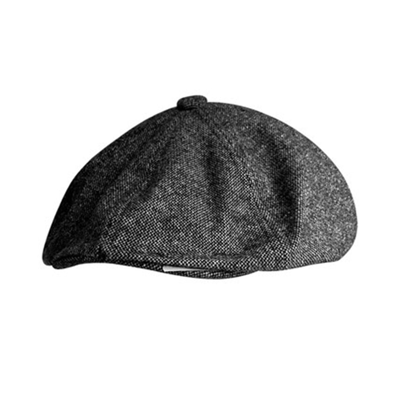 Men's Newsboy Hats Vintage Wool Octagon 