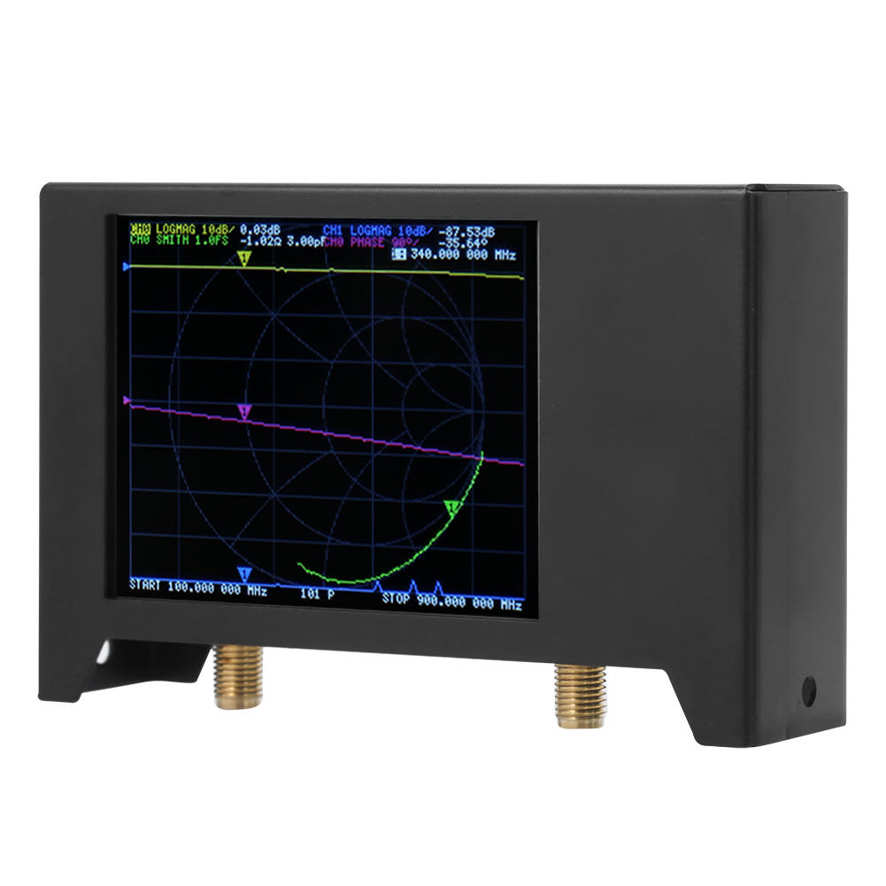 50KHz‑3GHZ Antenna Analyzer 2.8in Screen with Network Analysising Tool SAA2 NanoVNA V2. 