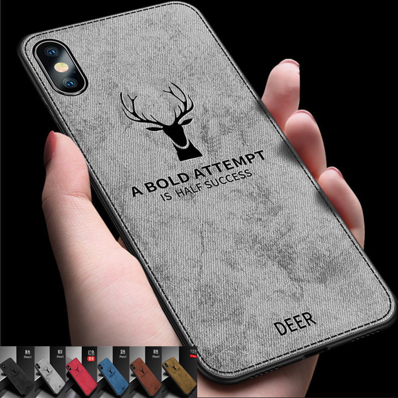 【Solo Yolo】Applicable 1+11 Cloth Pattern Elk Phone Case OnePlus10 Deer Head Anti-Fall Fabric Shell OnePlus 9RT Protective Sleeve