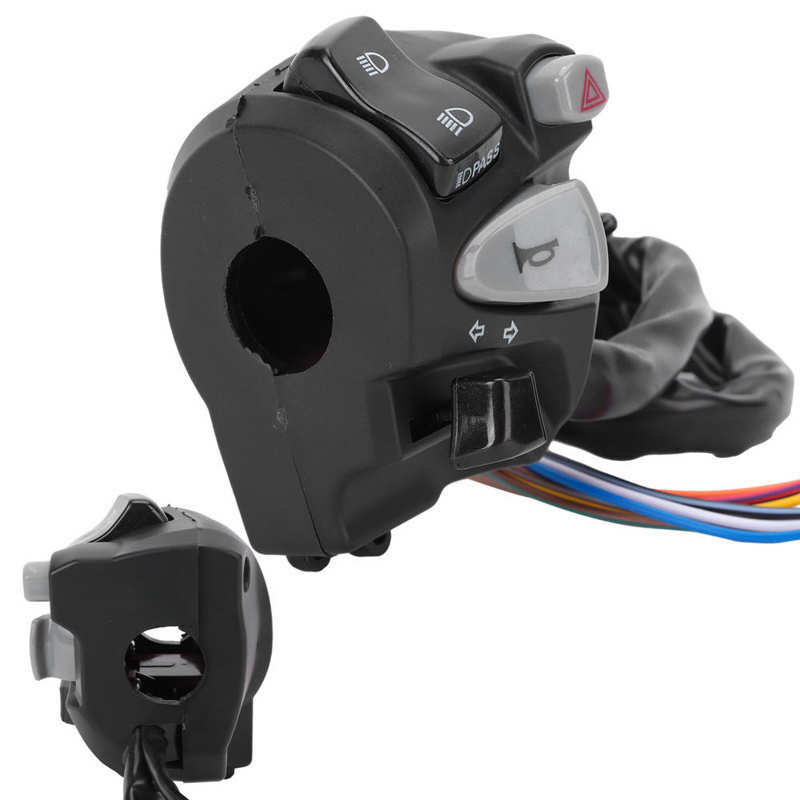 22mm Handlebar Switch Low/High Beam Control Button Replacement for Honda MSX SF 125. 