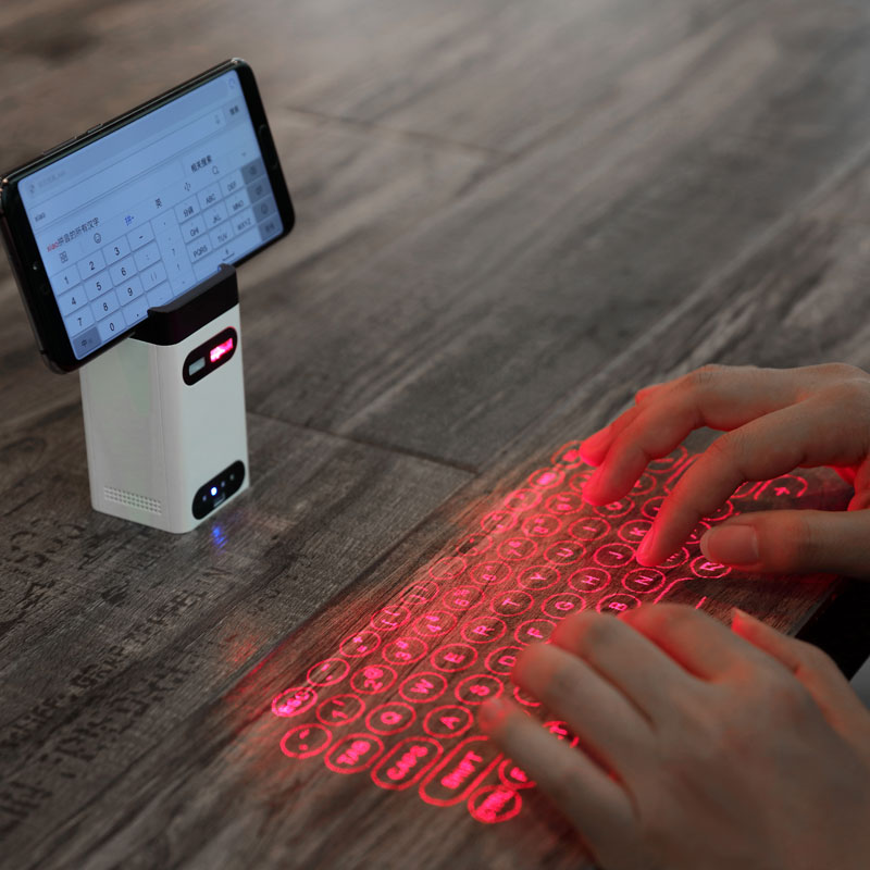 New New Virtual Laser Keyboard Wireless Projector Phone Keyboard For Computer Pad Laptop With Mouse Function. 
