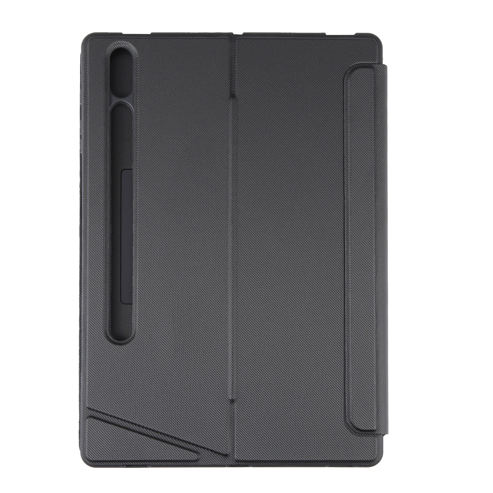 T970B-AS Pivot Backlight Upper Pen Tray Bluetooth Keyboard Leather Case For Samsung Galaxy Tab S7+/S7 FE/S8+. 