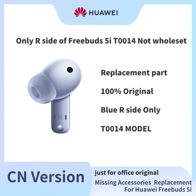 Part Replacement For Huawei FreeBuds 5i Wireless Bluetooth Headphone Single Left Right Or Charging Case Part. 