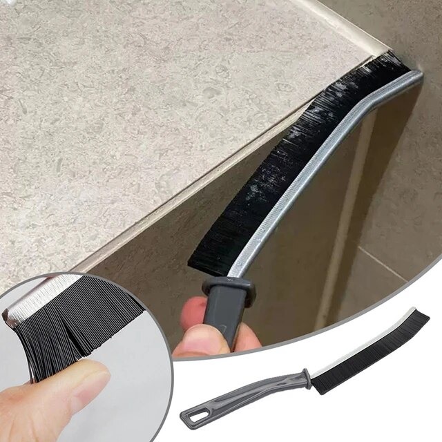 FnF Shop BD  Gap Cleaning Brush Durable Grout Cleaner Brush Household Tile Joints Grout Cleaning Brush for Shower Floor Lines Cleaning Tools-Brushes, Sponges & Wipers. 