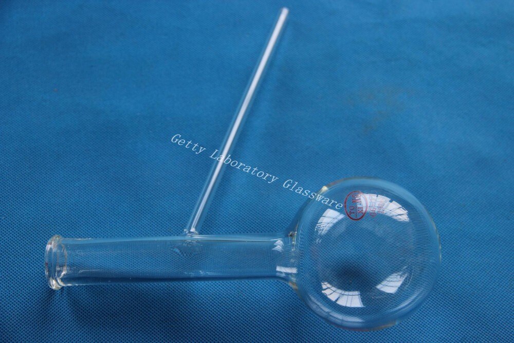 【The road to happiness Store】250ml Flask, Distillation Flask, with arm. 