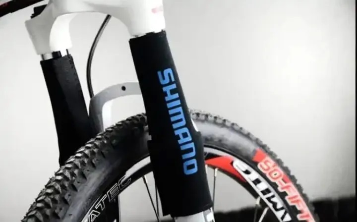 Bicycle Cycle Suspension bike Fork Cover 2 Pcs - Black