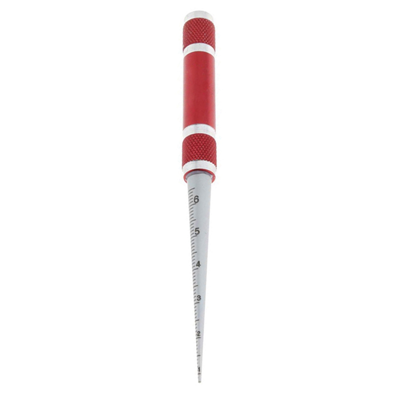 Conical Gauge Taper Welding Feeler Gauge Gage Conical Taper Gauge Feeler Depth Ruler Space Hole Measurement Tool 1-6.5Mm. 