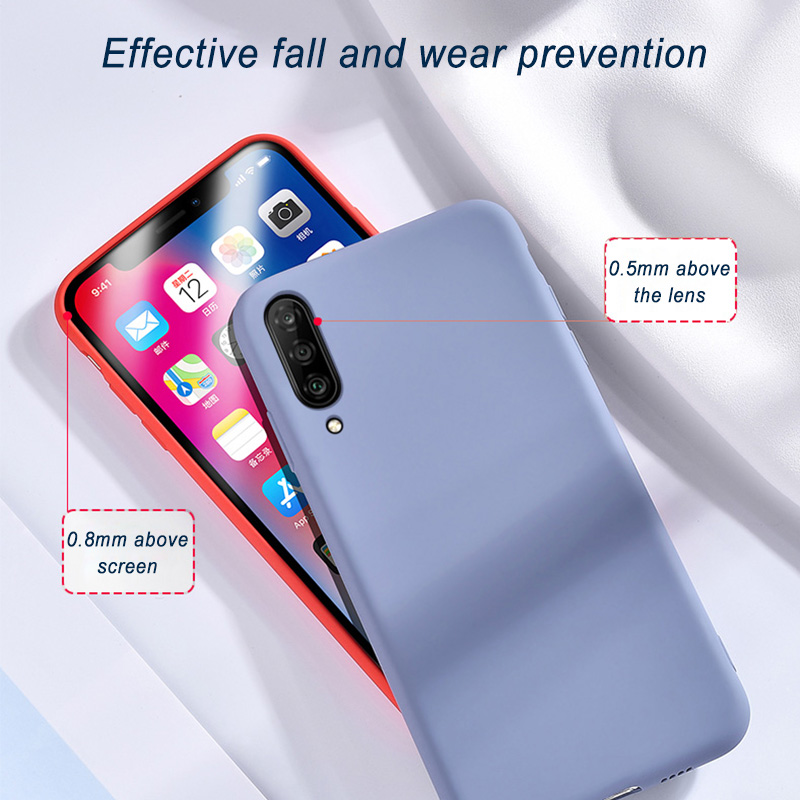 Tokifu XiaomiMi9 Casing The New Liquid Silicone Phone Case All-inclusive Shockproof Back Cover. 
