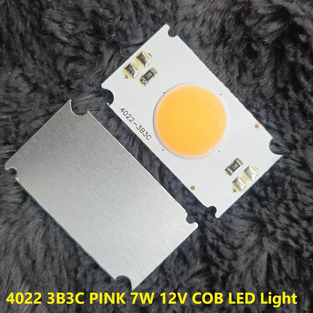 4022 3B3C PINK 7W 12V Size 40×22mm 12V COB SMD LED Light Chip 7W Pink COB LED Light 12V COB LED Light 7W COB Light COB LED Chip 12V COB LED Chip 7W Light Bulbs. 
