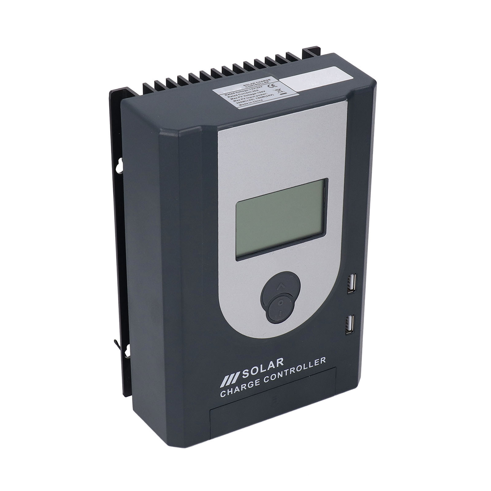Solar Charge Controller, Built in Bluetooth Ultra High Conversion Rate Universal Solar Panel Regulator for Street Lights. 