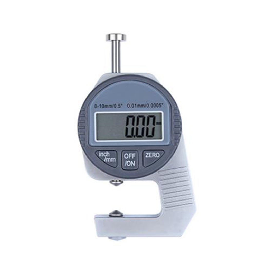 Digital Thickness Gauge Electronic Thickness Meter Measure Thickness of Paper Cloth Thin Metal Micrometer 0.01mm C