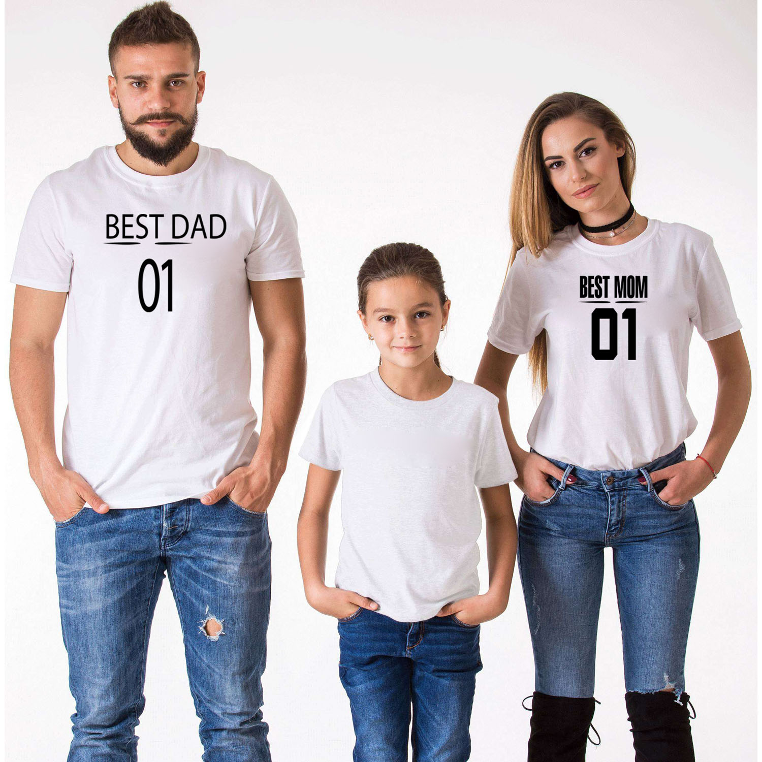 Pack of 3 Family set combo T-shirt 
