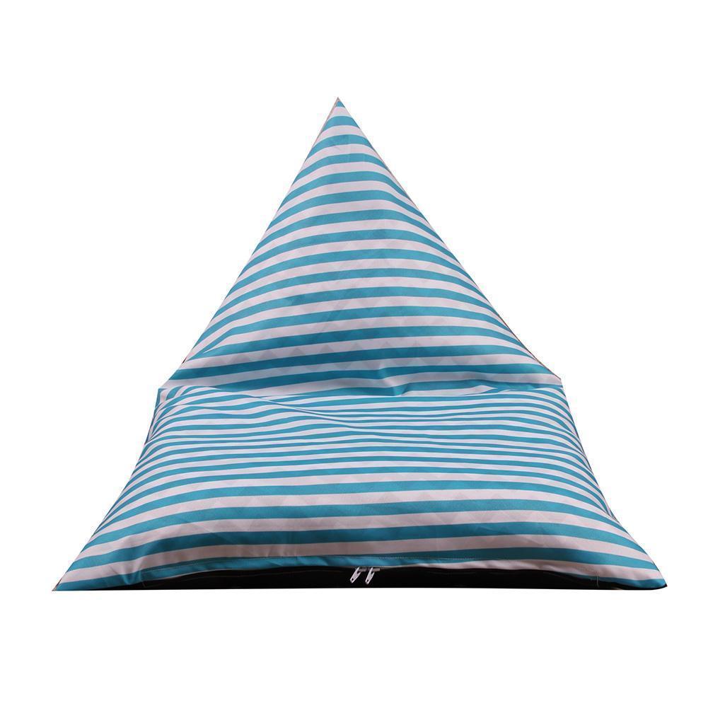 Storage Bean Bag Large Chair Stripe Pouch Chair Sofa Stuffed Toy Storage Bag Back Support