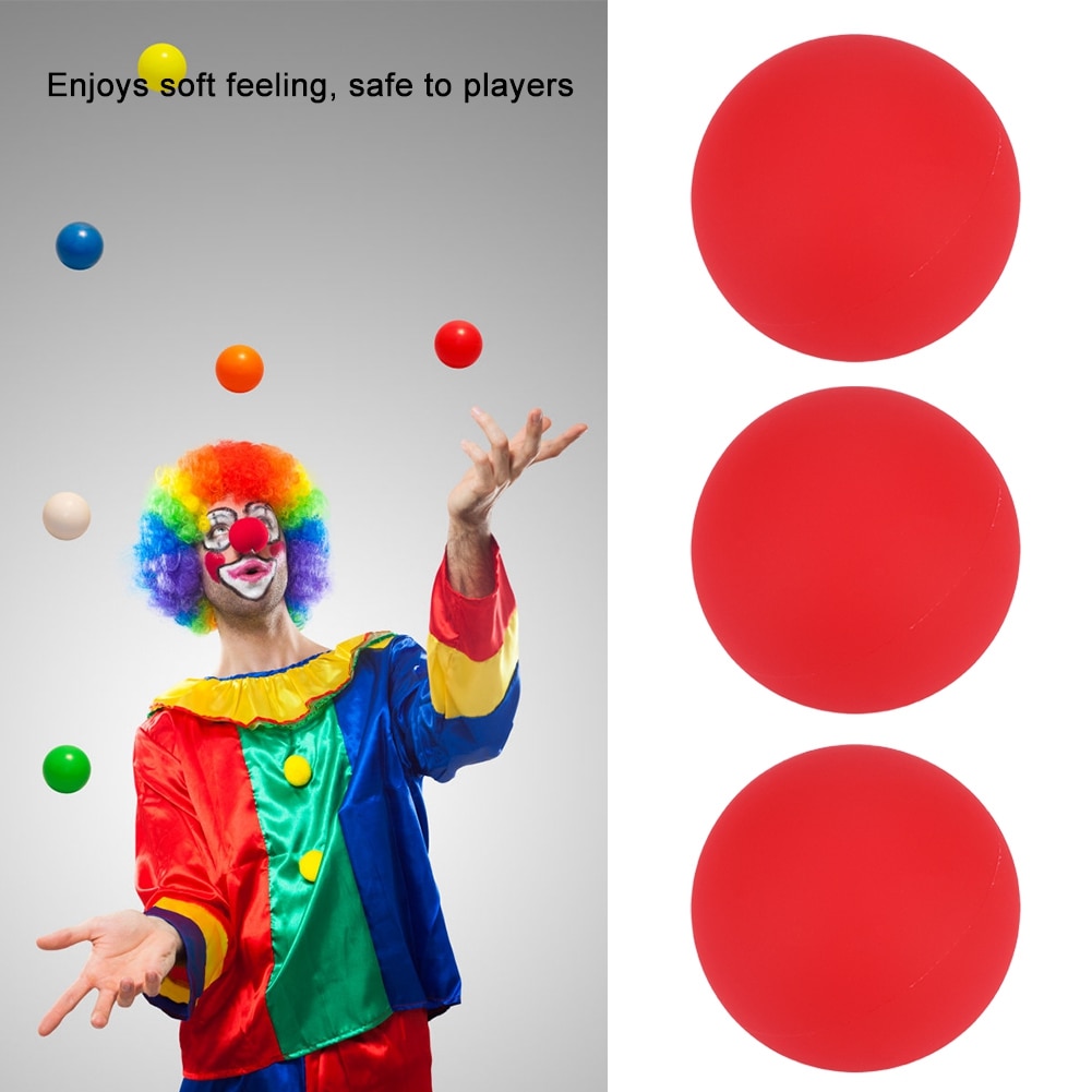 【VisioN Shop】6.5cm 9cm 3PCS PVC Thud Juggling Balls Juggling Ball Set Hand for Beginner Professionals &  Toys Birthday Gift. 