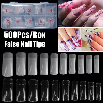 500pcs White Clear French False Acrylic Nail Tips Full Half Cover Tips Coffin Fake Nails Uv Gel Manicure Fake Nail Tips Nail Art Tool Buy Online At Best Prices In Bangladesh Daraz Com