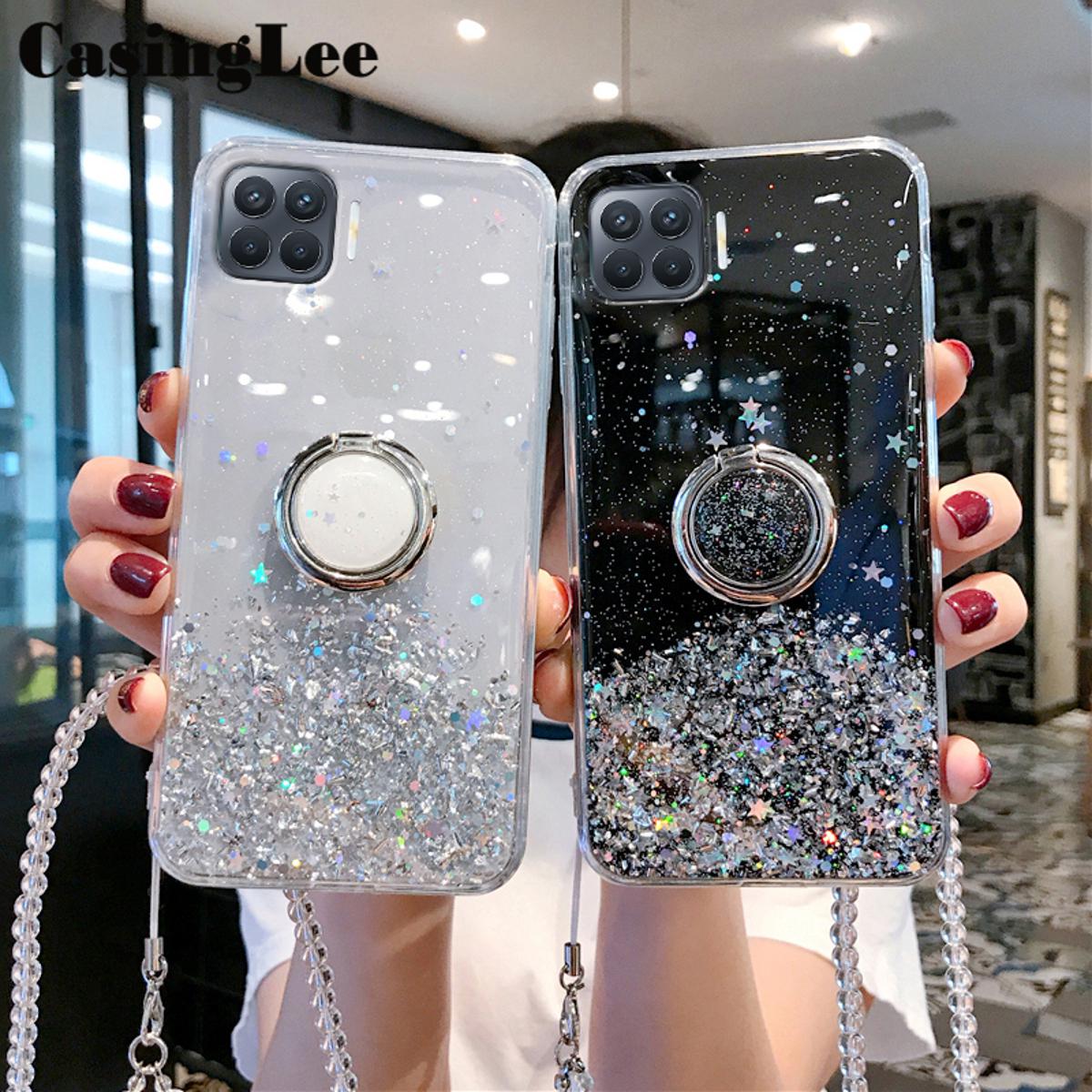 Glitter Oppo F17 Stylish Back Cover Glitter Back Cover Of Oppo F17