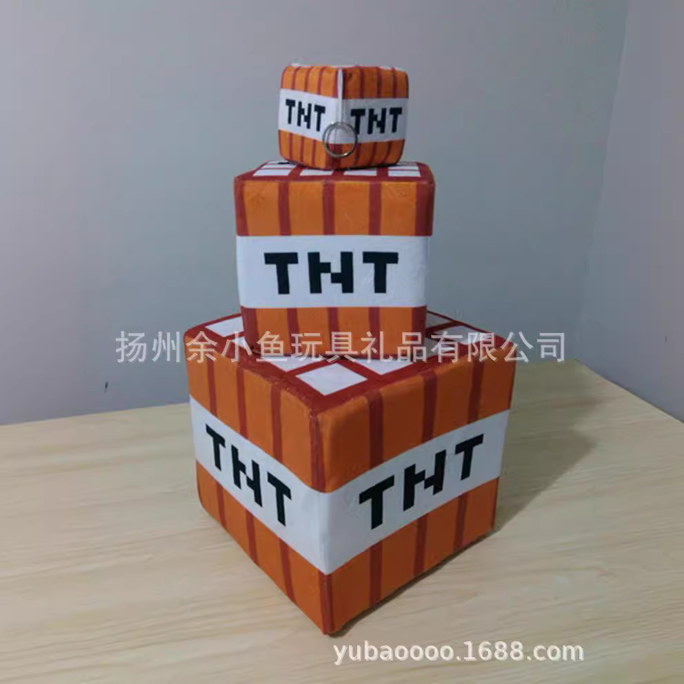 Minecraft Minecraf JJ Weird Plush Toy Doll Grass Cube Pillow TNT Pillow Anime Peripherals. 