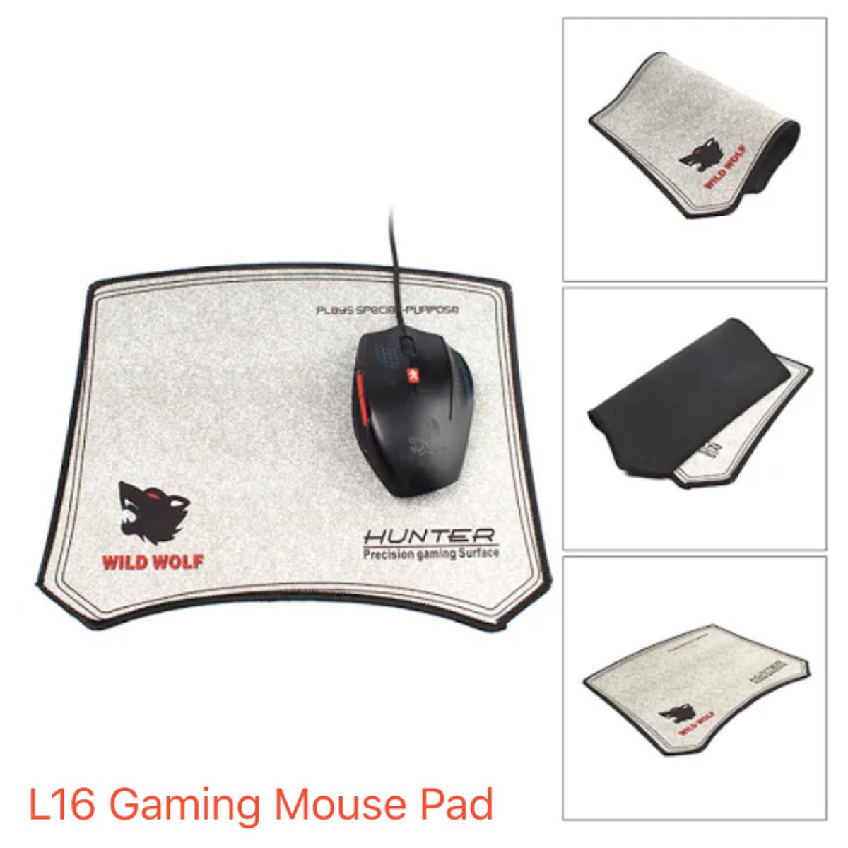 HUNTER L-16 Mousepad Micro Wolf Mouse Pad 245x200x2mm Lock Mouse Pad for Games