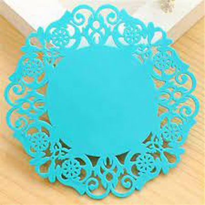 2 Pcs Silicone Dining Table Mats, Coffee Mug  Placemat High Temperature Resistant Thickening Anti-Scalding Insulation Pad. 