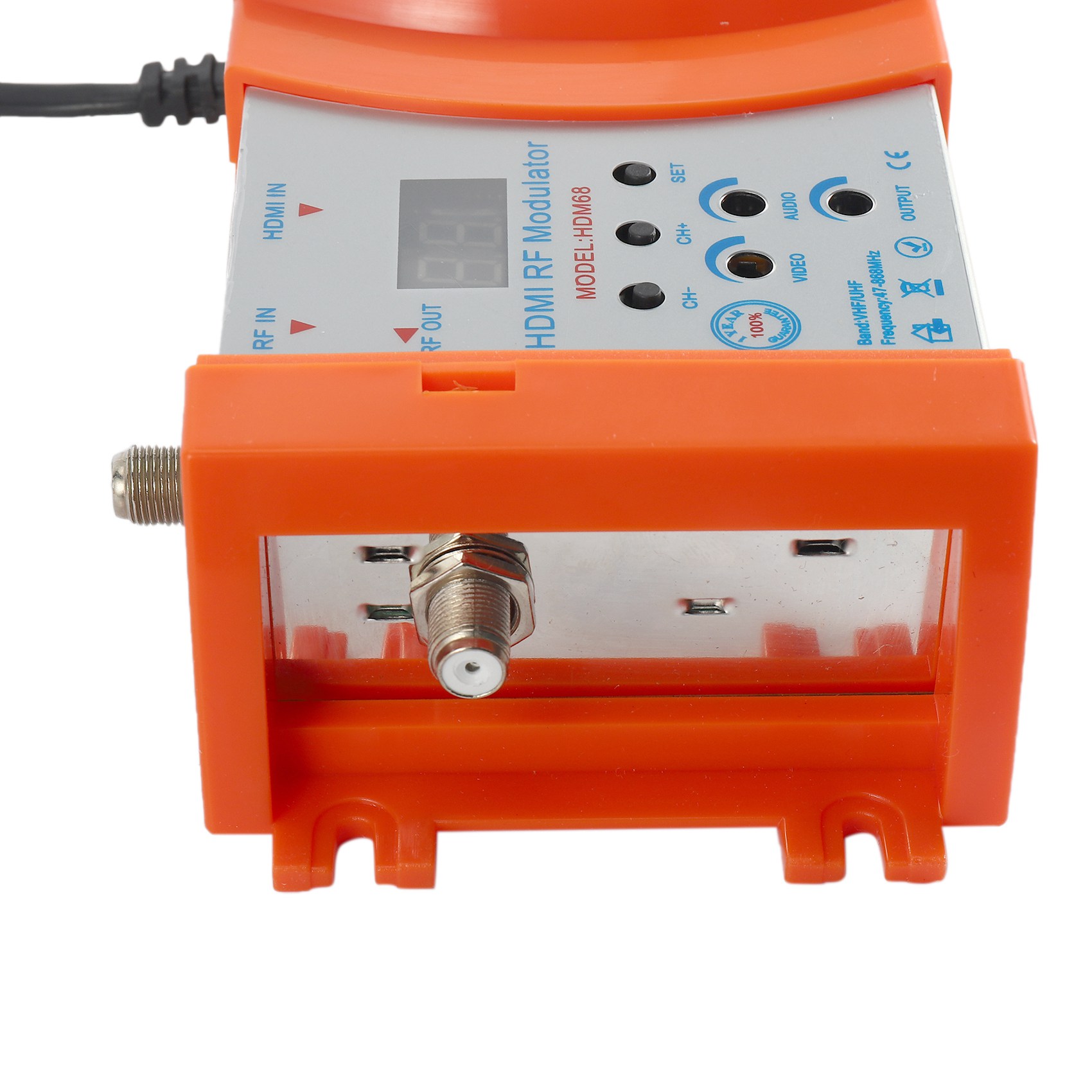 HDM68 Modulator Digital RF Modulator AV to RF Converter EU Plug. 