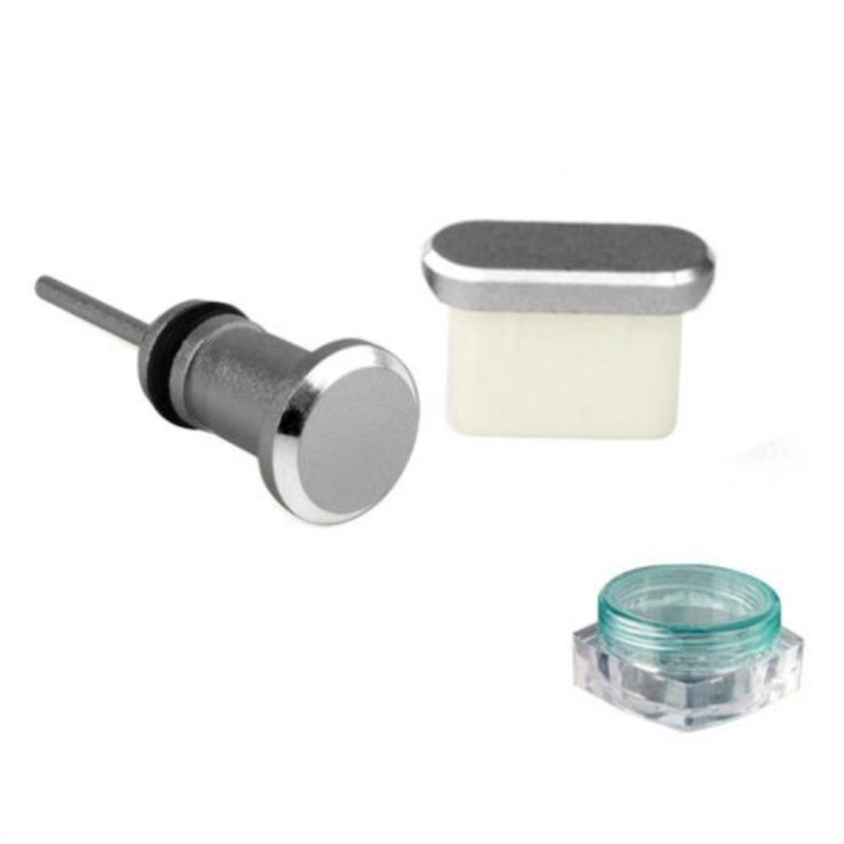 Universal Anti Dust Plug Set USB Type-C Port And 3.5mm Earphone Jack Plug For Mobile Smartphone - Effortless Usage