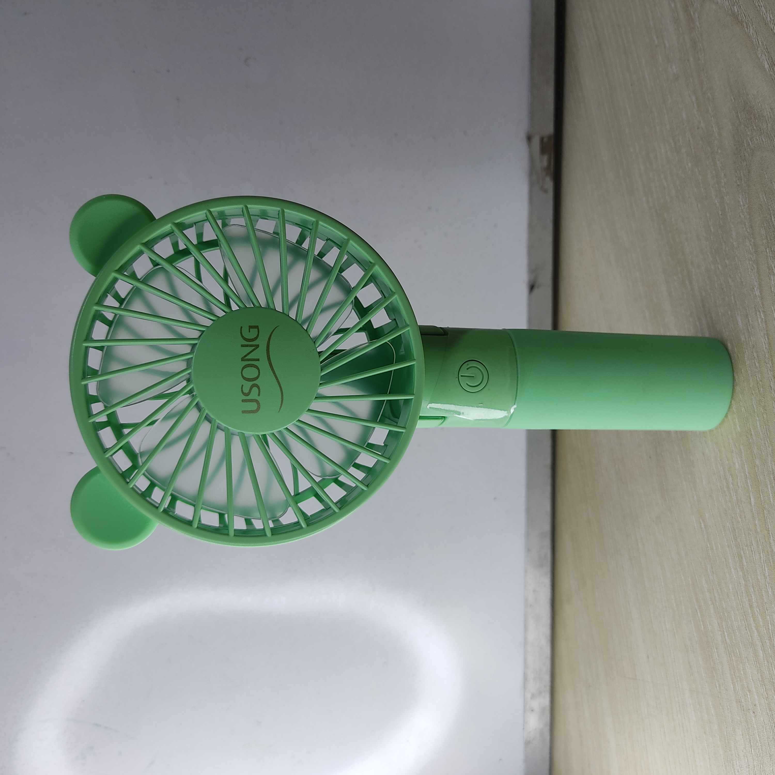 Hand fan Rechargeable Mini Fan with USB Charging | 3 Speed Option | Portable, Handheld and Small Table Fan. 