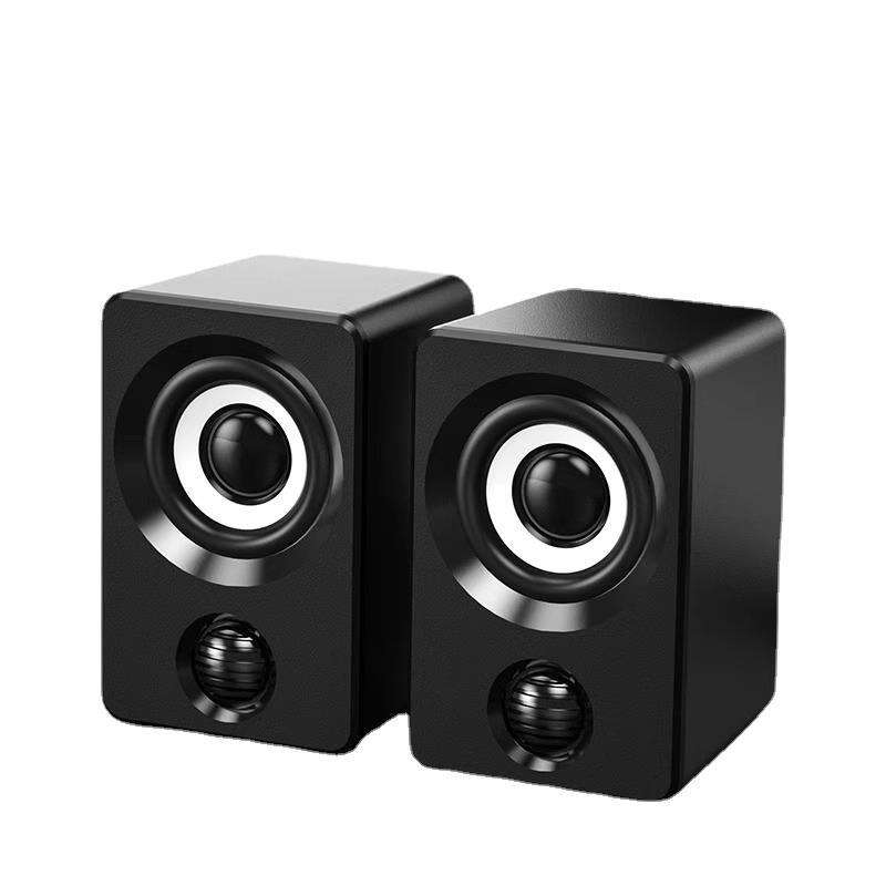 Computer sound system home wired desktop mini super heavy subwoofer laptop external speaker. 