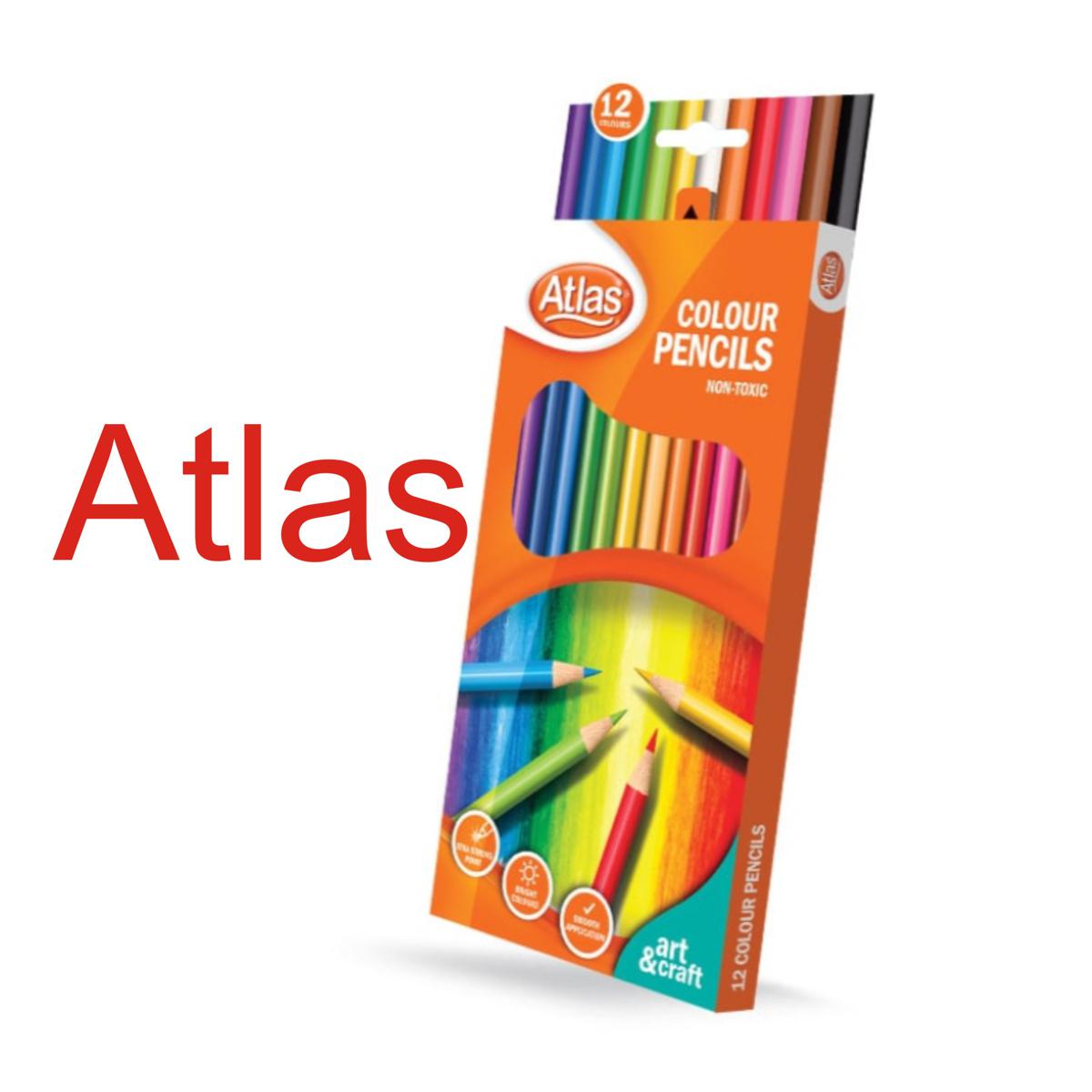 Atlas Color Pencils - 12 Color Set