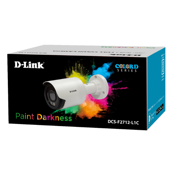 D-Link DCS-F2712-LIC 2MP Color 3.6mm Lens 20M IR AHD Camera. 