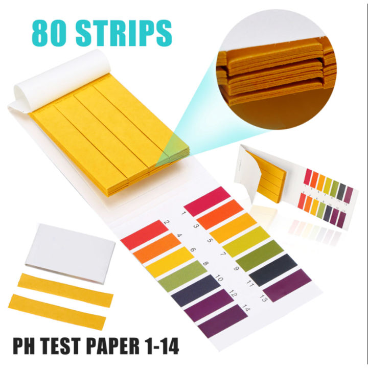 Universal Red litmus ph meter test strips paper full range from 1-14. 