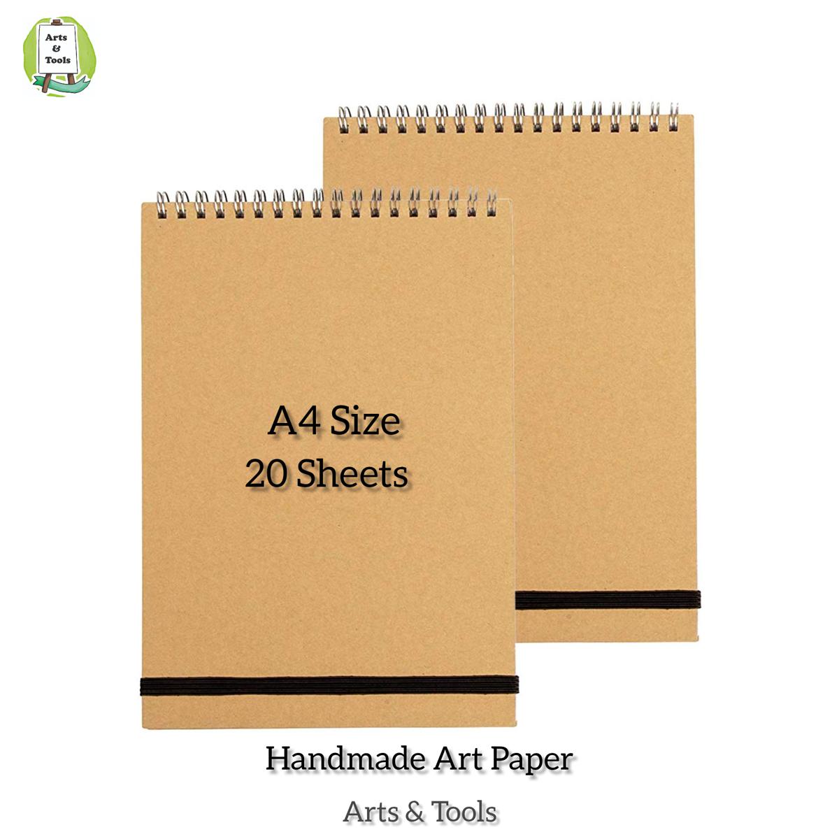 Spiral Binding Water Color Art Book A4 Size (20 Page)