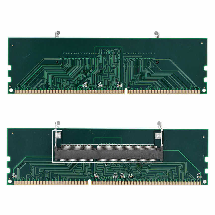 （NEW）DDR3 Laptop SODIMM Slot TO Desktop Memory DIMM RAM Connector Adapter Card Tester. 