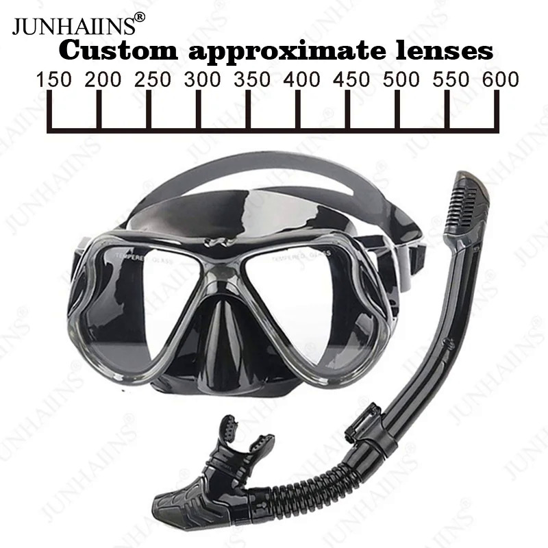 Diving Mask Optical Nearsighted Myopia Diving Glass Scuba Swimming Googles Tempered Glasses Short-Sighted Reading. 