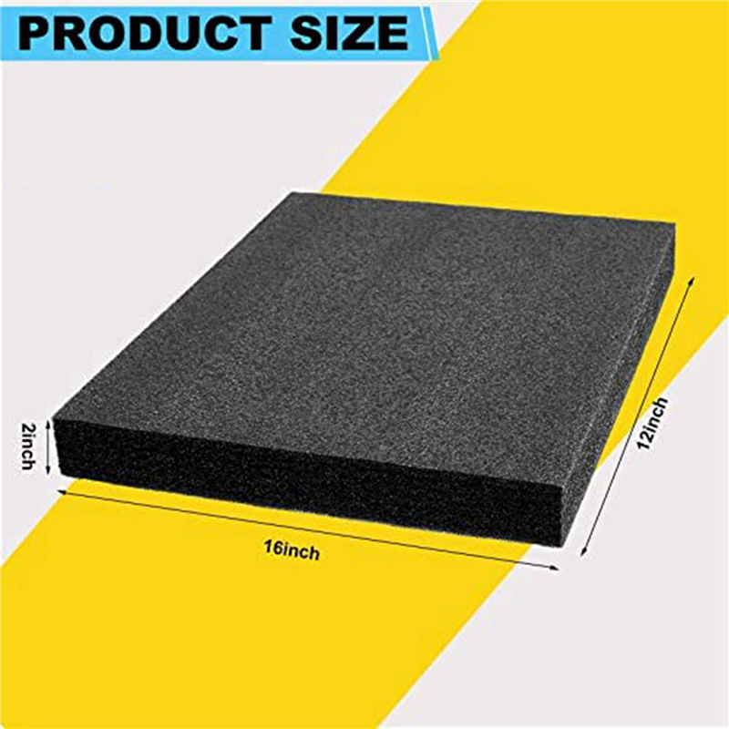 6X Polyethylene Foam 16X12X2Inch Polyethylene Foam Sheet Thick Padding Foam Inserts for Crafts Polyethylene Foam Pad. 