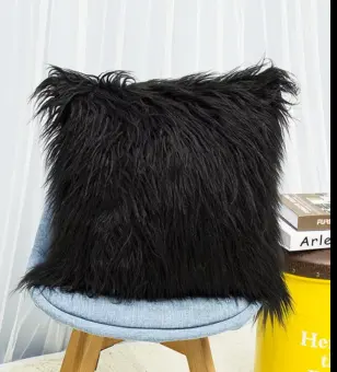 Home Decorative Super Soft Plush Mongolian Faux Fur Euro Sham