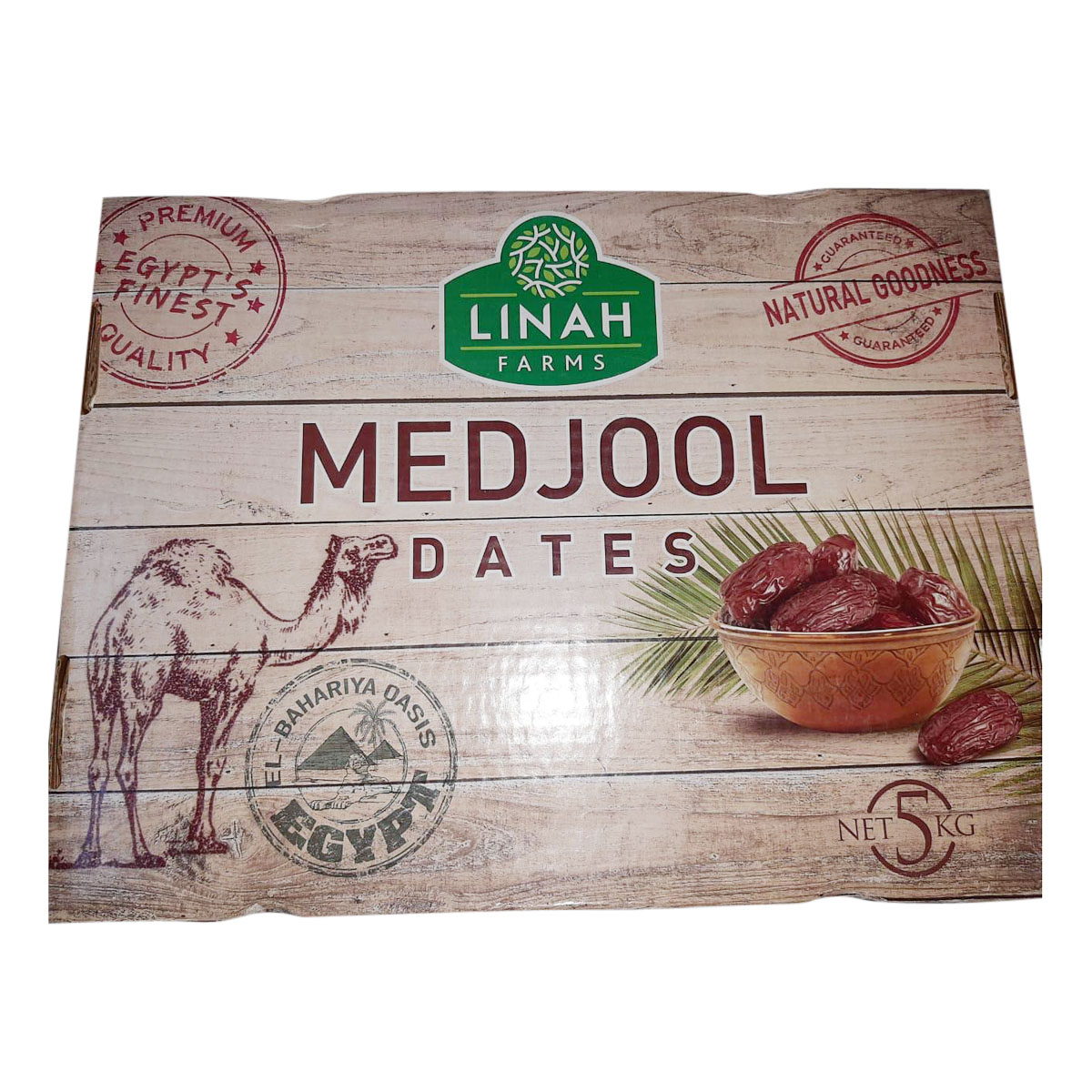 Linah Farms Medjool Dates - 5Kg. 