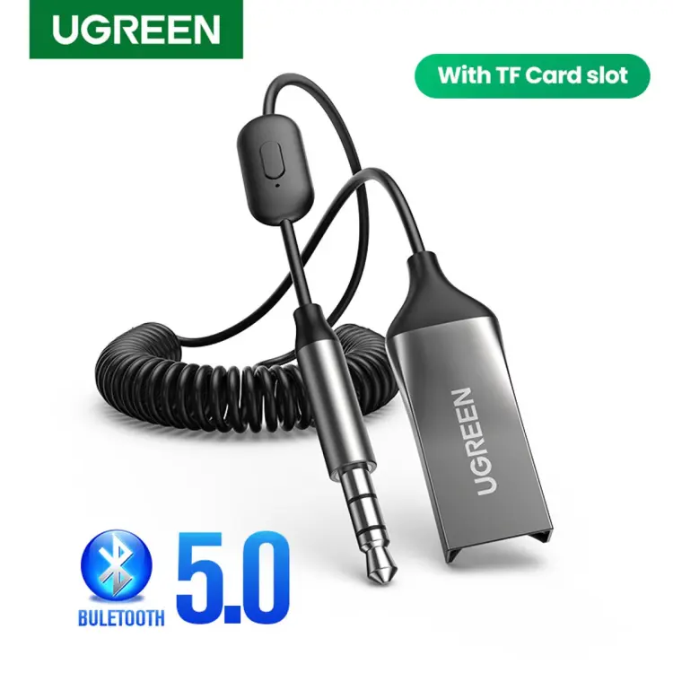 UGREEN Bluetooth Aux Adapter Wireless Car Bluetooth Receiver USB to 3.5mm  Jack Audio Music Mic Handsfree Adapter for Car Speaker - Price history &  Review, AliExpress Seller - UGREEN Direct Store