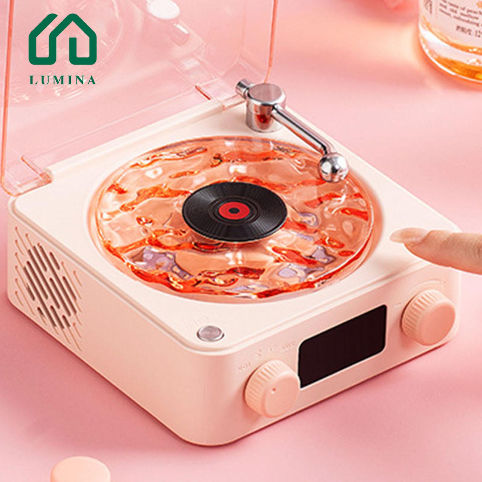 Lumina Wireless Speaker Portable Bluetooth Speaker with Relaxing White Noise Ambient Light for Camping Rechargeable Compact Music Player for Outdoor Adventures Bluetooth-compatible Speaker. 