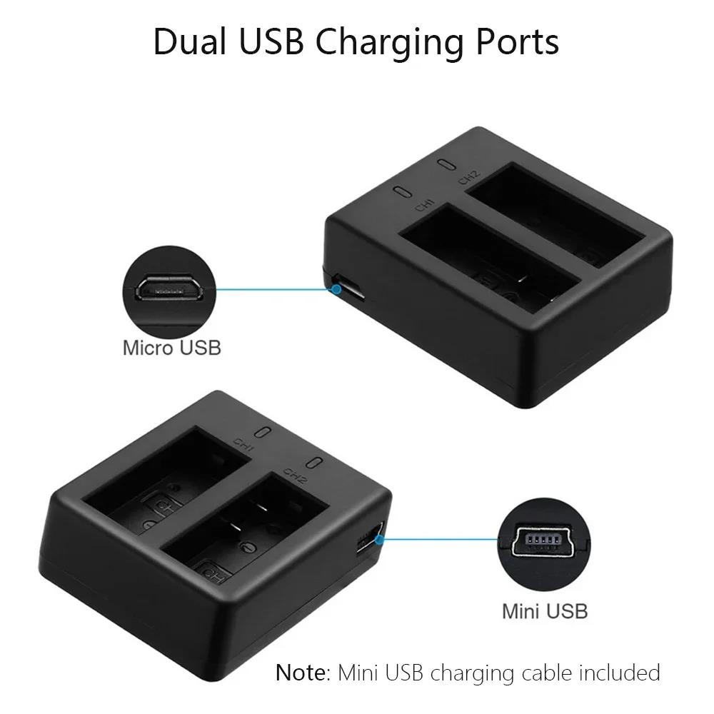 Rechargeable 3.7V 900mAh Li-ion Battery for Eken H9 SJ4000 SJ5000 SJ6000 SJ7000 SJ8000 WiFi M10 SJ5000x Sports Action Camera DV. 
