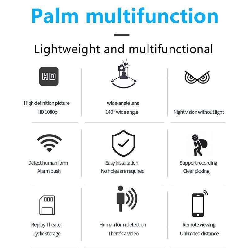 KEBIDU Mini Camera 1080P High Definition WIFI Surveillance Security Night Vision Motion Detect Camcorder Baby Monitor Wireless. 