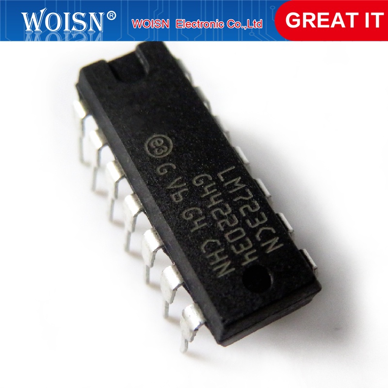 10pcs/lot LM723CN LM723 DIP Adj. Voltage Regulator IC 2-37V 150mA New In Stock