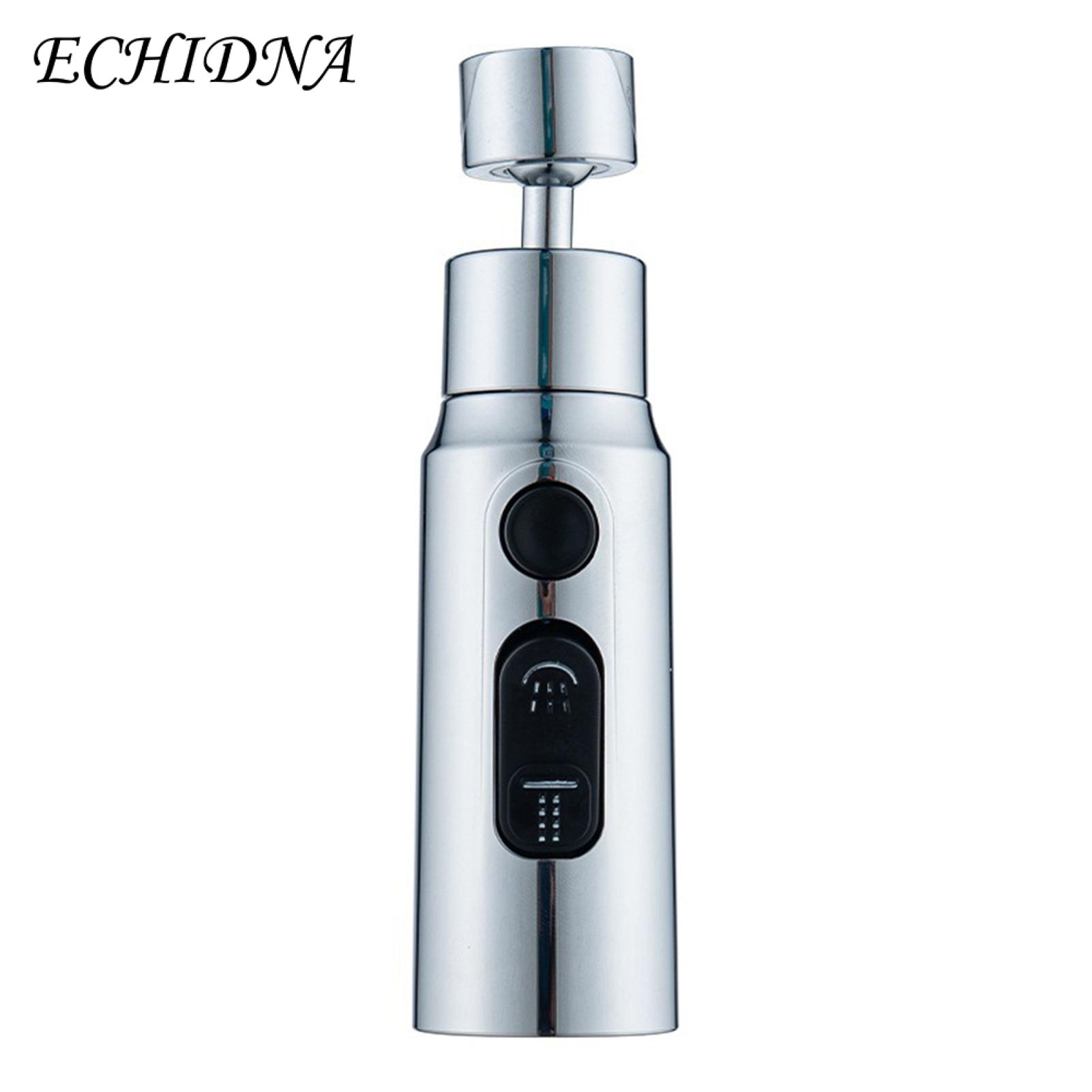 Spray Mode Kitchen Sink Sprayer 360° Swivel Kitchen Faucet Extender Aerator Splash Proof Spout 3 Functions Tap Spray Head Attachment Convenient Tap Accessories for Southeast Asian Buyers Easy
